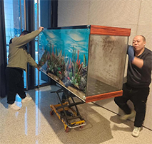 盐城鱼缸搬运